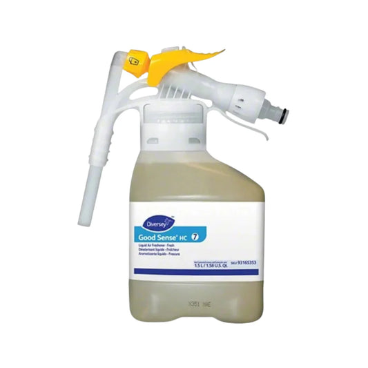 Botella J-Flex de 1.5L del aromatizante líquido concentrado Good Sense HC Fresh de Diversey.