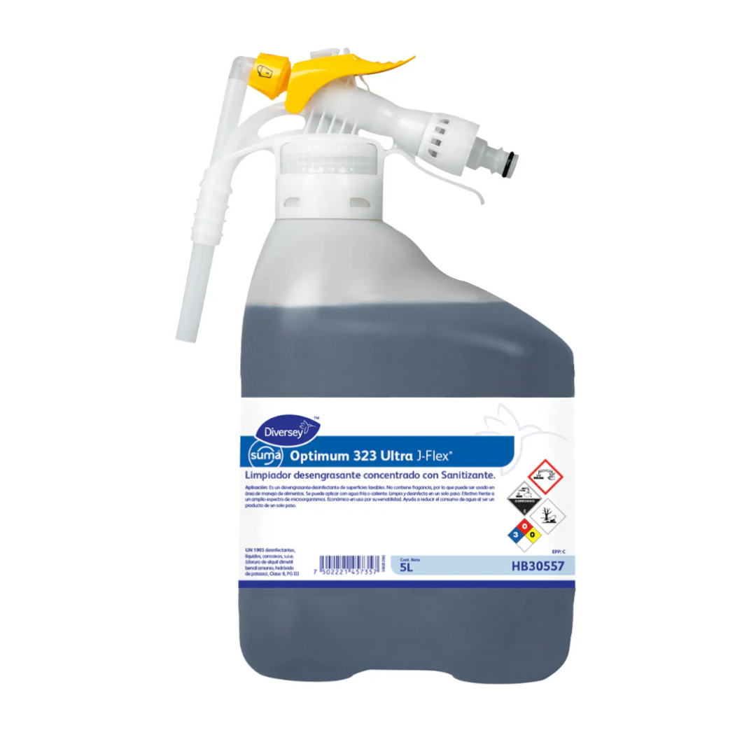 5 JFLEX Suma Optimum 323 Ultra | Limpiador Desengrasante Sanitizante | HB30516