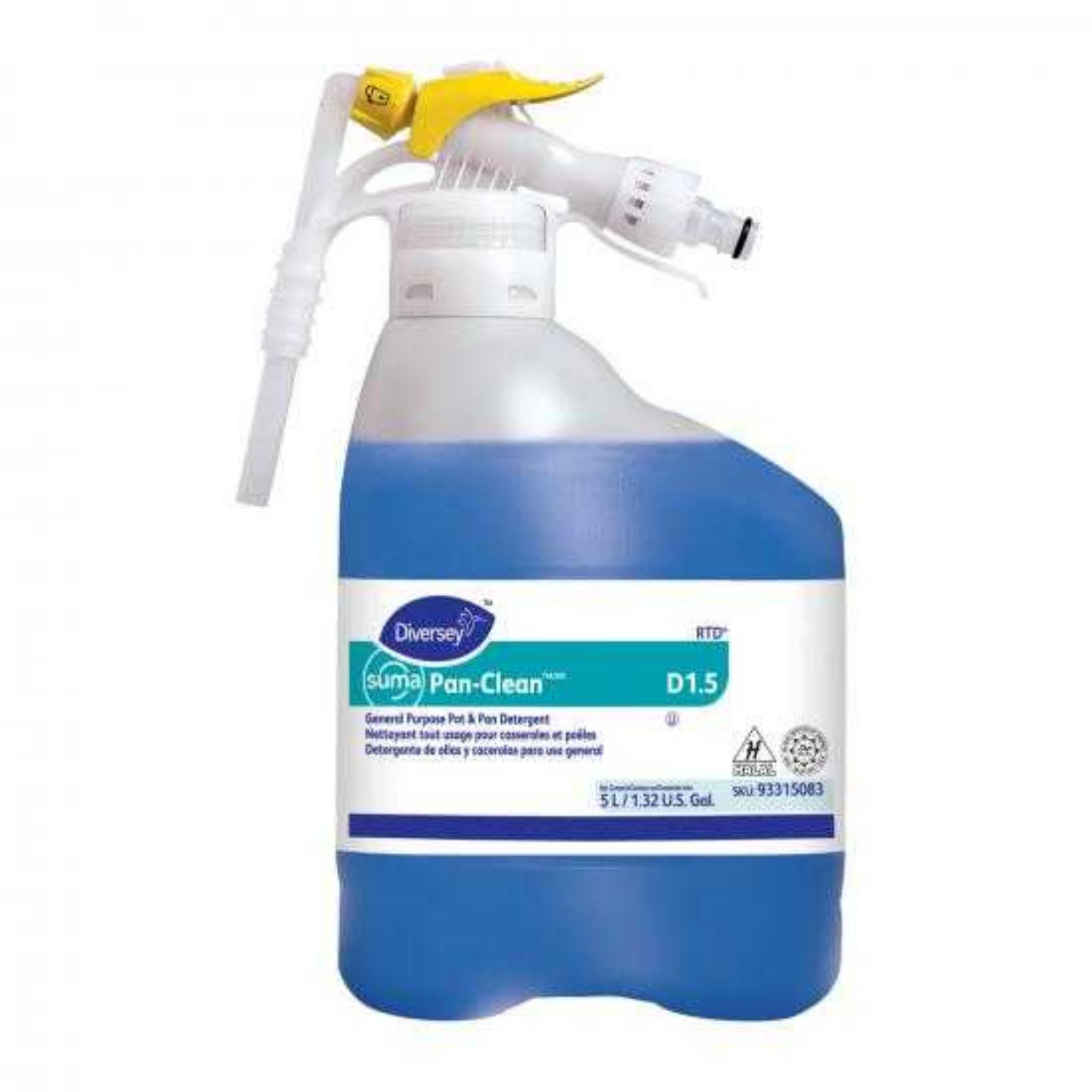 Detergente Ollas y Sartenes Suma Pan-Clean Diversey 93315083 5L