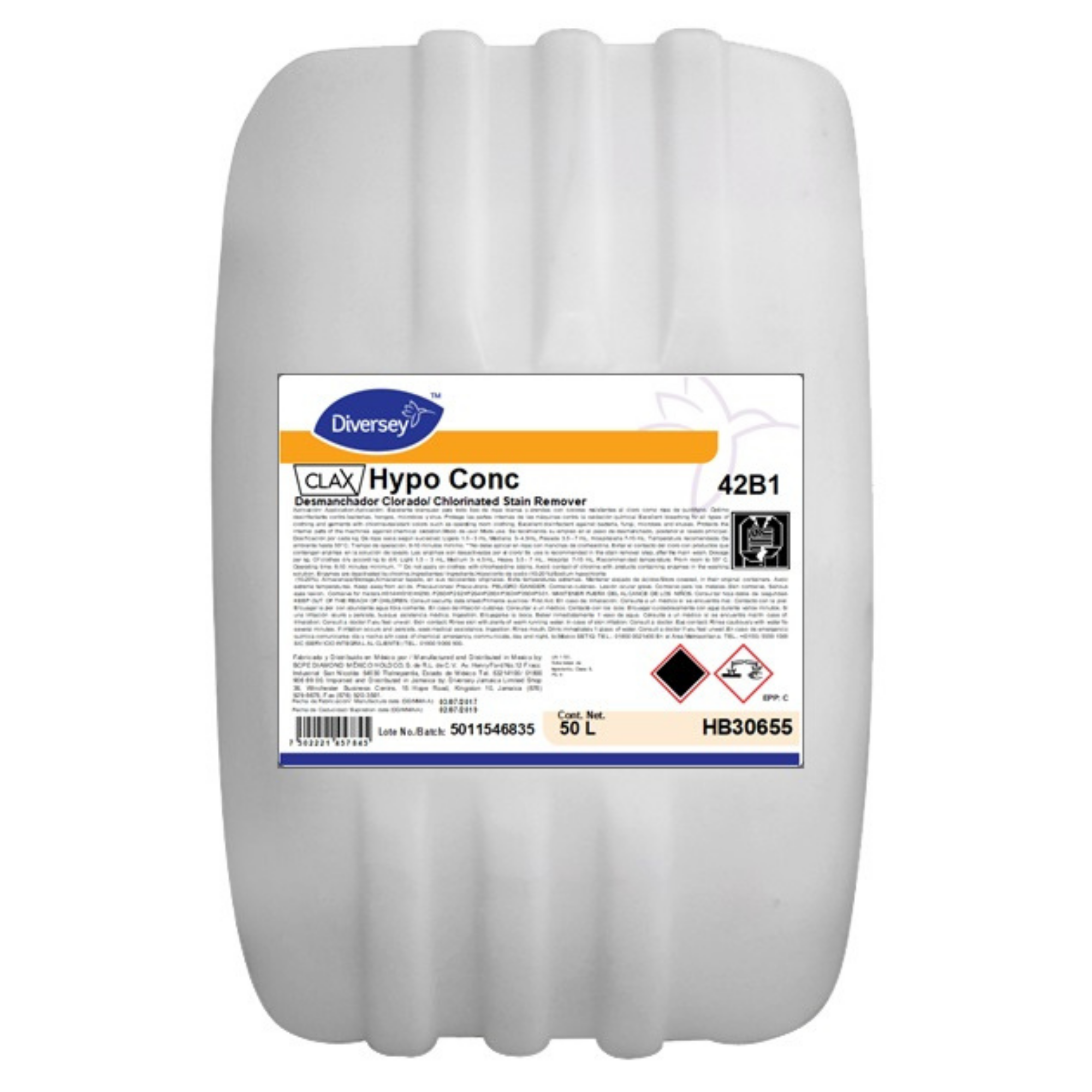 Cloro Desinfectante Concentrado Clax Hypo Diversey HB30655