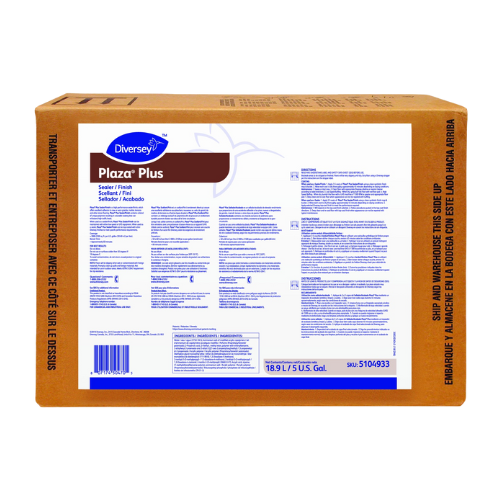 Caja o BIB (Bag-in-Box) de 18.9L del sellador y acabado para pisos de piedra Plaza Plus de Diversey