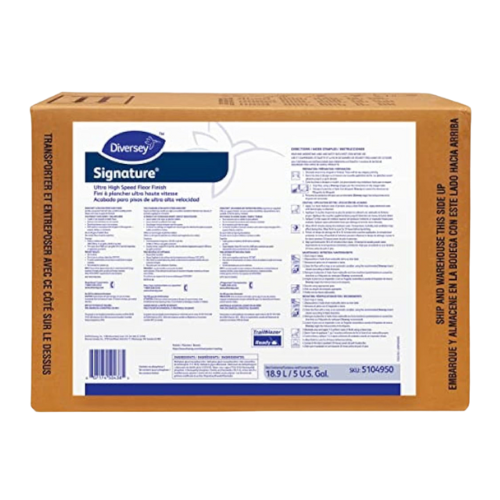 Caja o BIB (Bag-in-Box) de 18.9L del acabado para pisos blandos Signature de Diversey