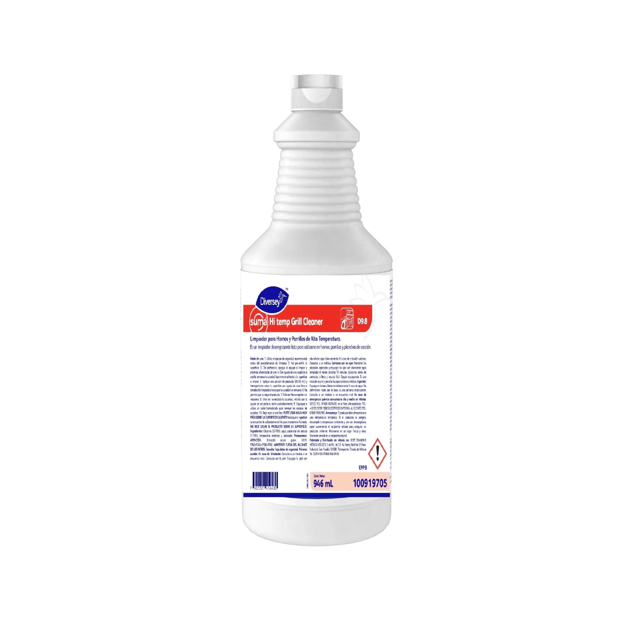 Botella de 946ml del limpiador para parrillas calientes Suma Hi Temp Grill Cleaner D9.8.