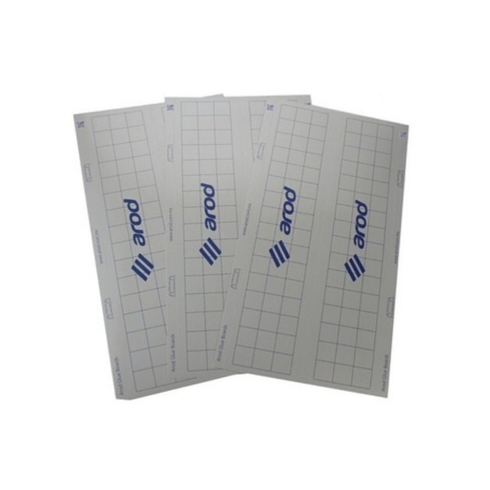 Trampa engomada blanca de repuesto para equipos atrapamoscas Diversey, mostrando su superficie adhesiva.