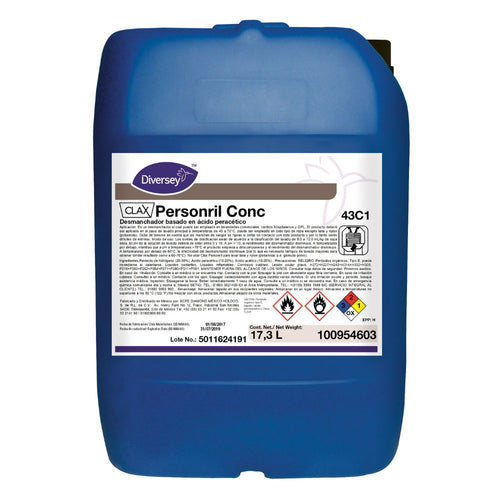 Diversey¬Æ Cuidado de Prendas Clax Personril Conc. 43C1 (100954603) - Karlan ¬°Marca la Limpieza!100954603