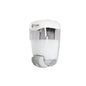 Dispensador manual de jabón a granel modelo Trendey de Diversey, de plástico blanco y diseño compacto.