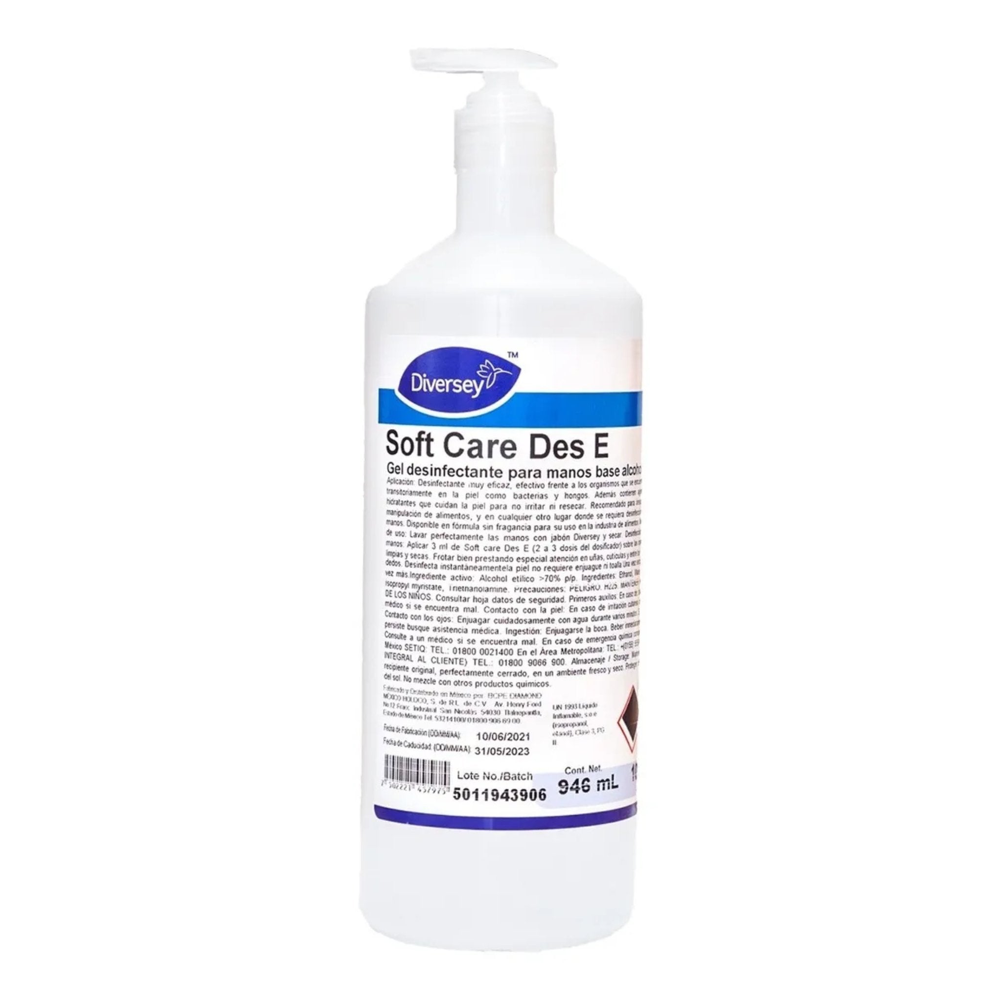Soft Care Des E Gel Desinfectante – eShop Oficial Diversey México
